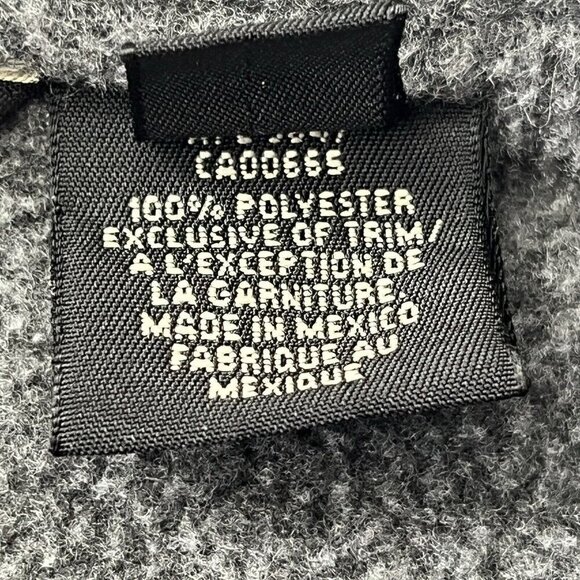 Eddie Bauer Ebtek Men Large Full Zip Fleece Vest Gray Polartec Vintage Gorpcore - Picture 11 of 12